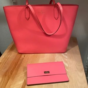 Kate spade purse with matching wallet